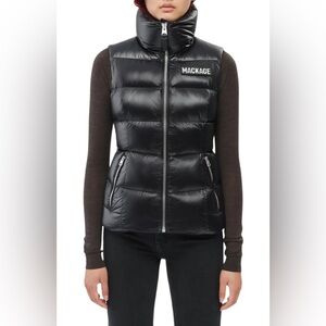 Mackage Black Puffer Vest